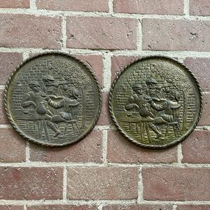 Peerage Brass Embossed Hanging Plate.